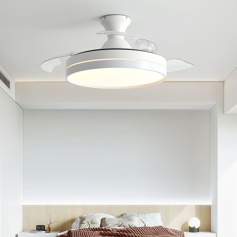 Morandi Ceiling Fan with Light, 4 Color, DIA 35.8"/42.1" - Lumpaz