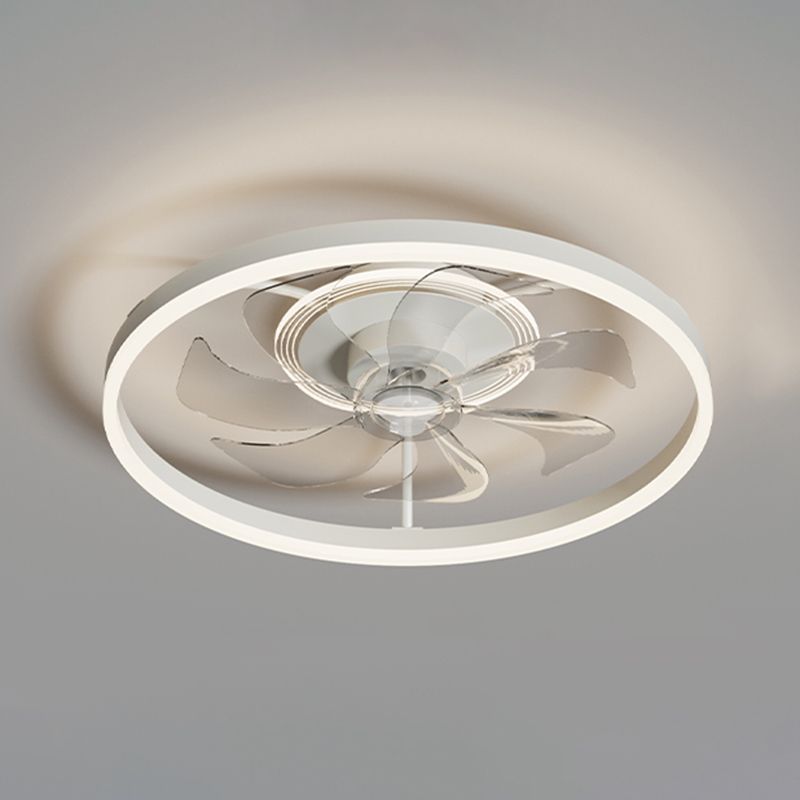 Kirsten 7/3-Blade Ceiling Fan With Light, 8 Style, L 20"/24'' - Lumpaz