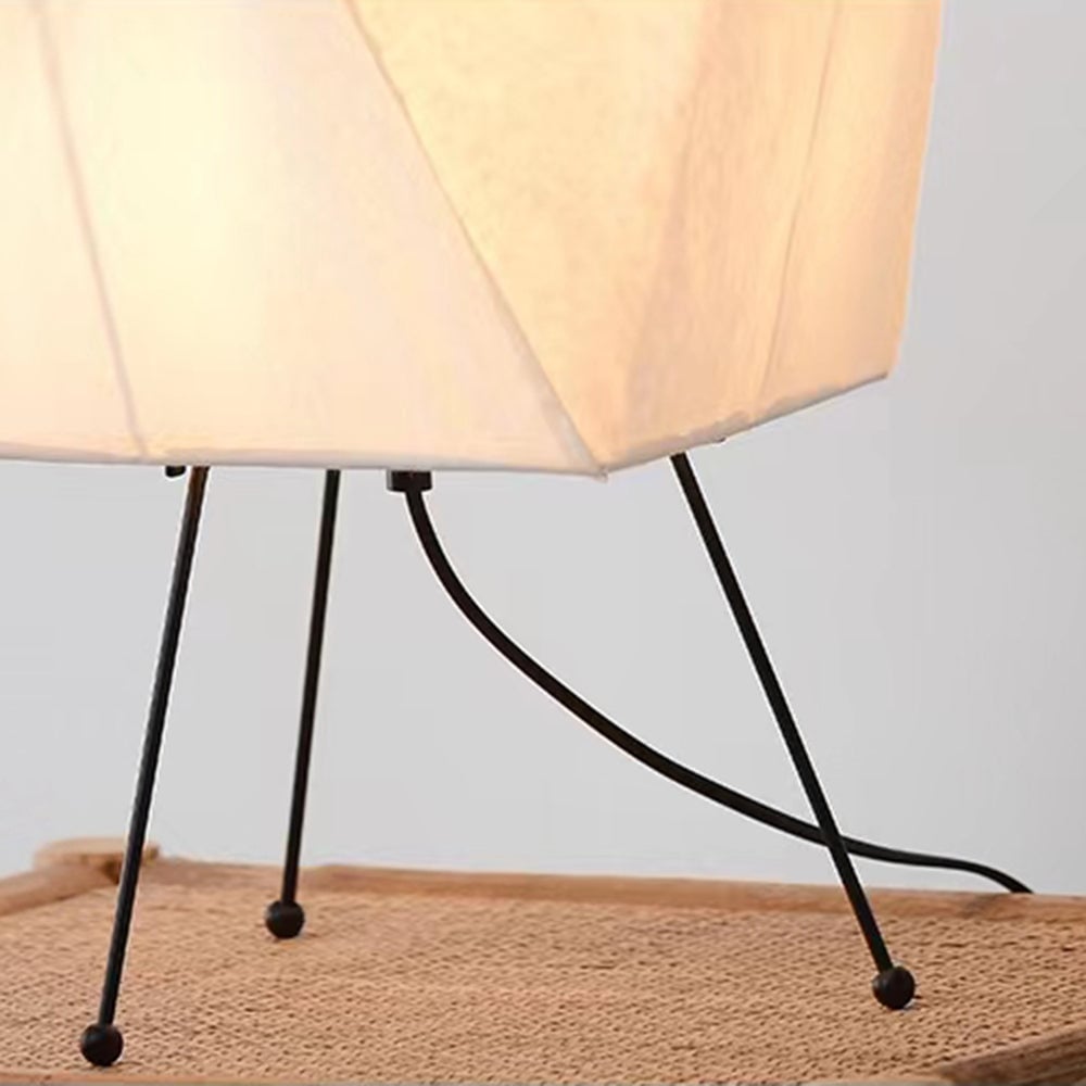 Renée Modern Funky Floor Lamp, Artificial Paper/Metal - Lumpaz