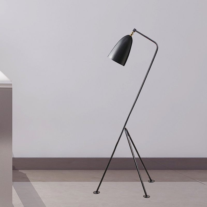 Morandi Modern Metal Cup Black Floor Lamp, Multi Colors - Lumpaz