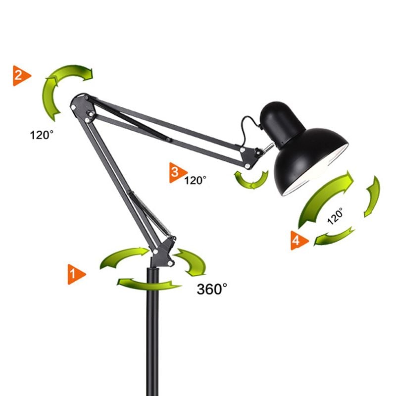 Morandi Modern Metal Folding Floor Lamp, Multi Colors - Lumpaz