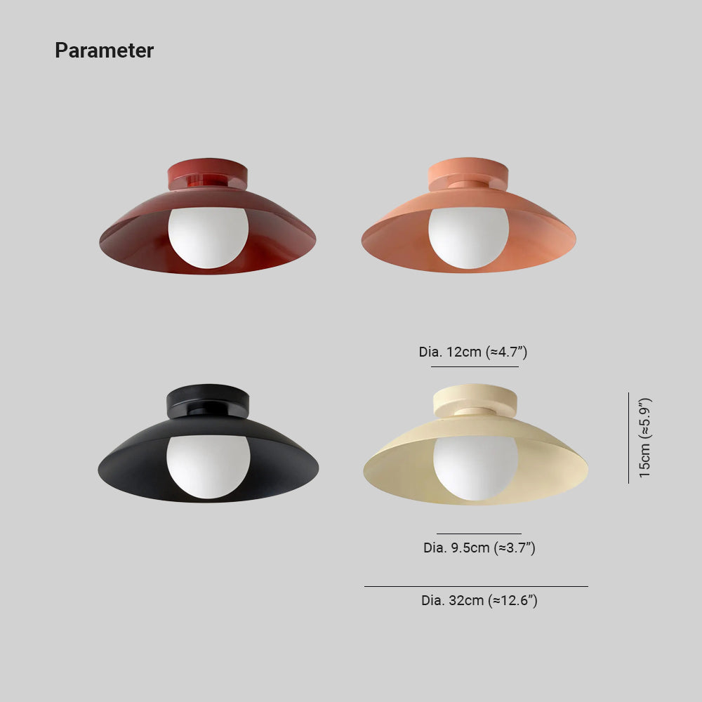 Cairns Modern Creative Flush Mount Ceiling Light Black/Red/Pink/Yellow Bedroom - Lumpaz