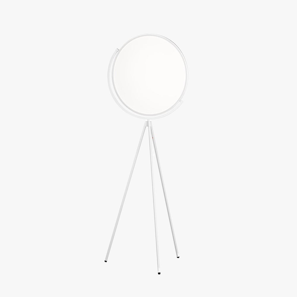 Salgado Modern Minimalist Metal Tripod Projector Floor Lamp, Black/White - Lumpaz