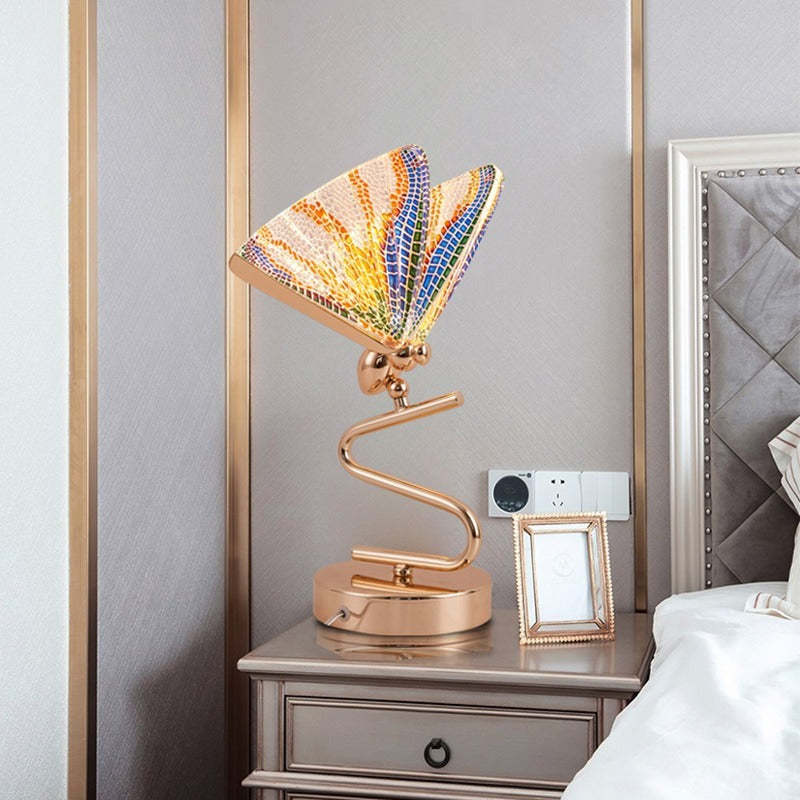 Kady Modern Butterfly Floor/Table Lamp, Living Room/Bedroom - Lumpaz