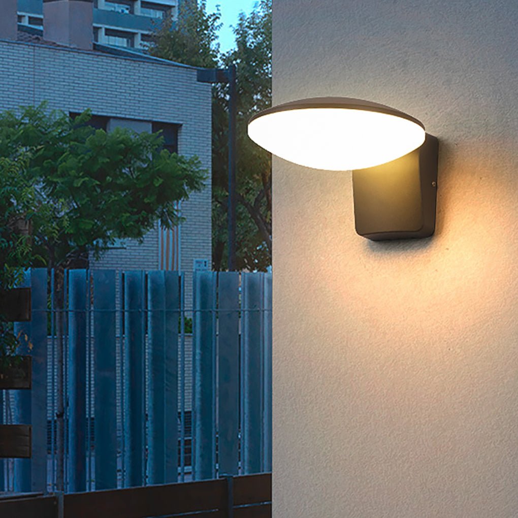 Waterproof Modern Simple Outdoor Solar LED Wall Light for Terrace Balcony - Lumpaz