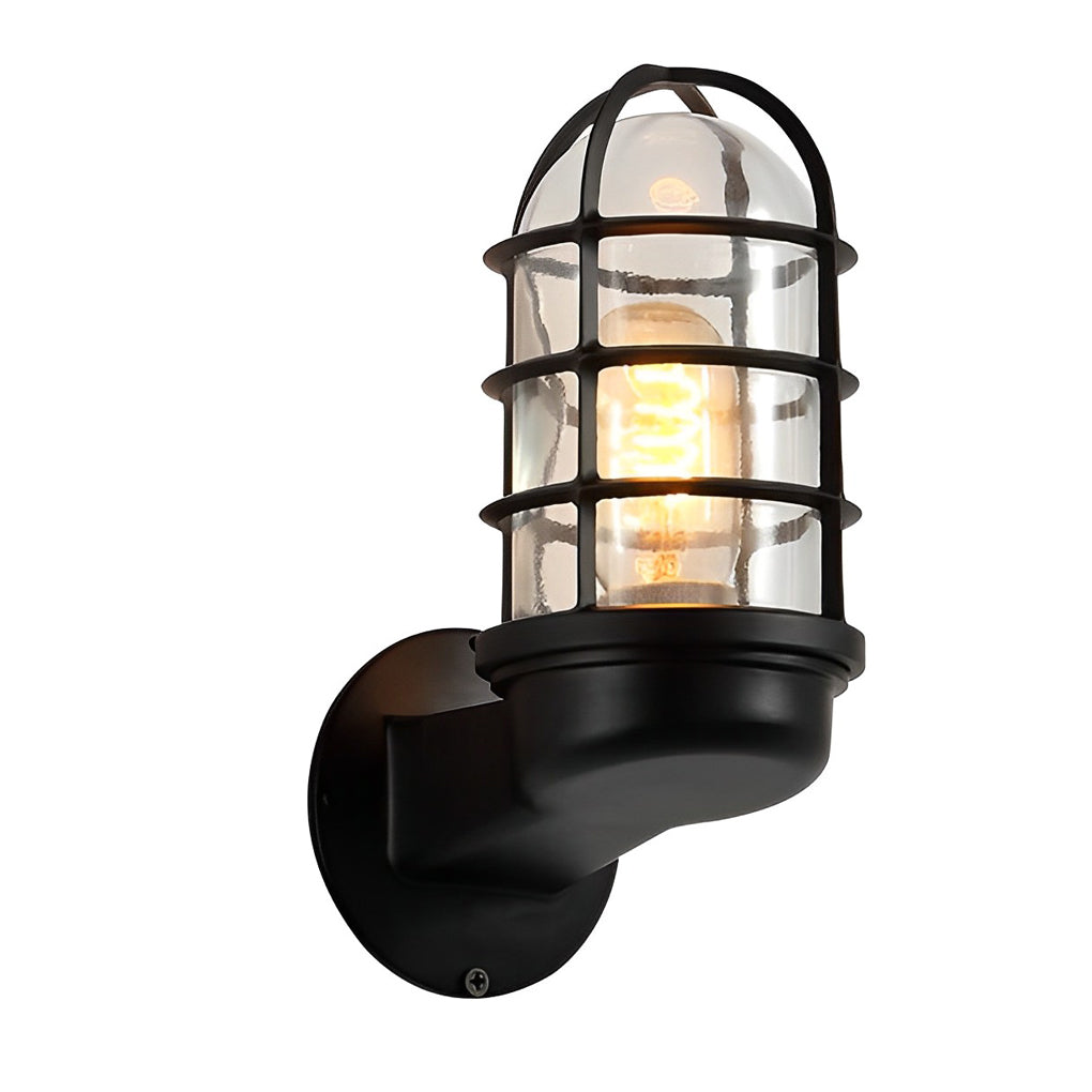 Retro Cage Shape LED 4w Waterproof American-style Outdoor Wall Lamp - Lumpaz