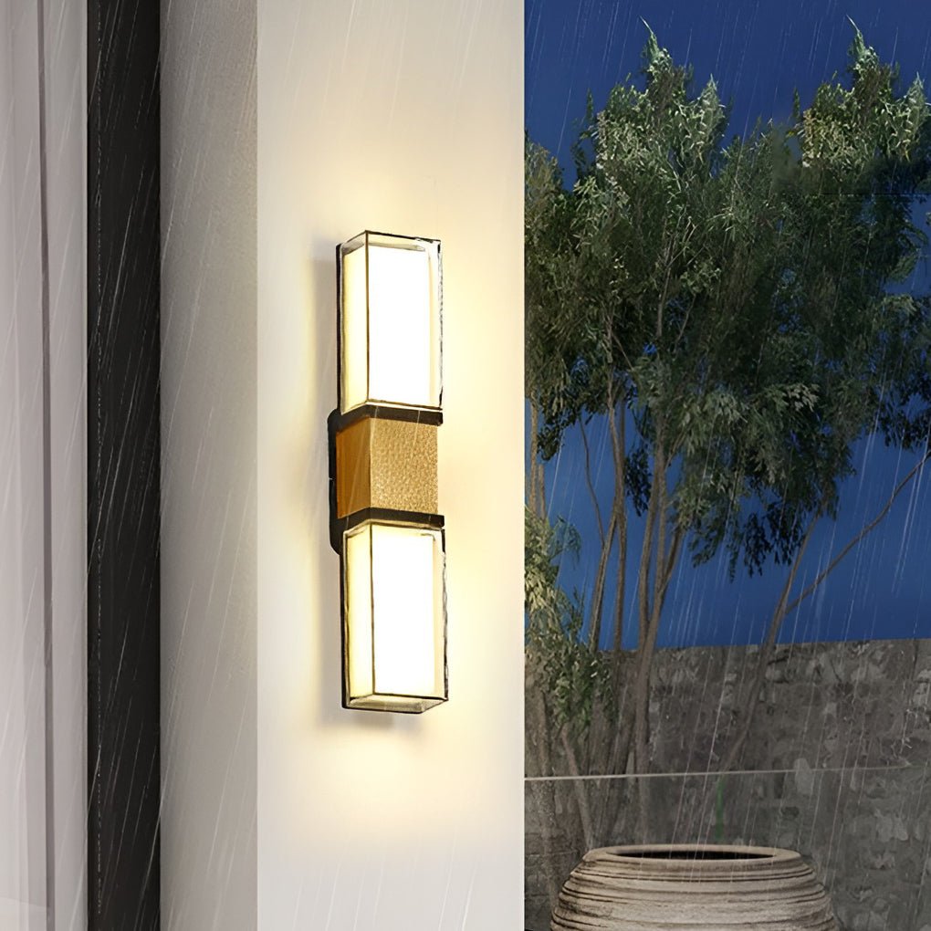 Creative Up and Down Lights Waterproof LED Wall Sconces Outdoor Wall Lights - Lumpaz