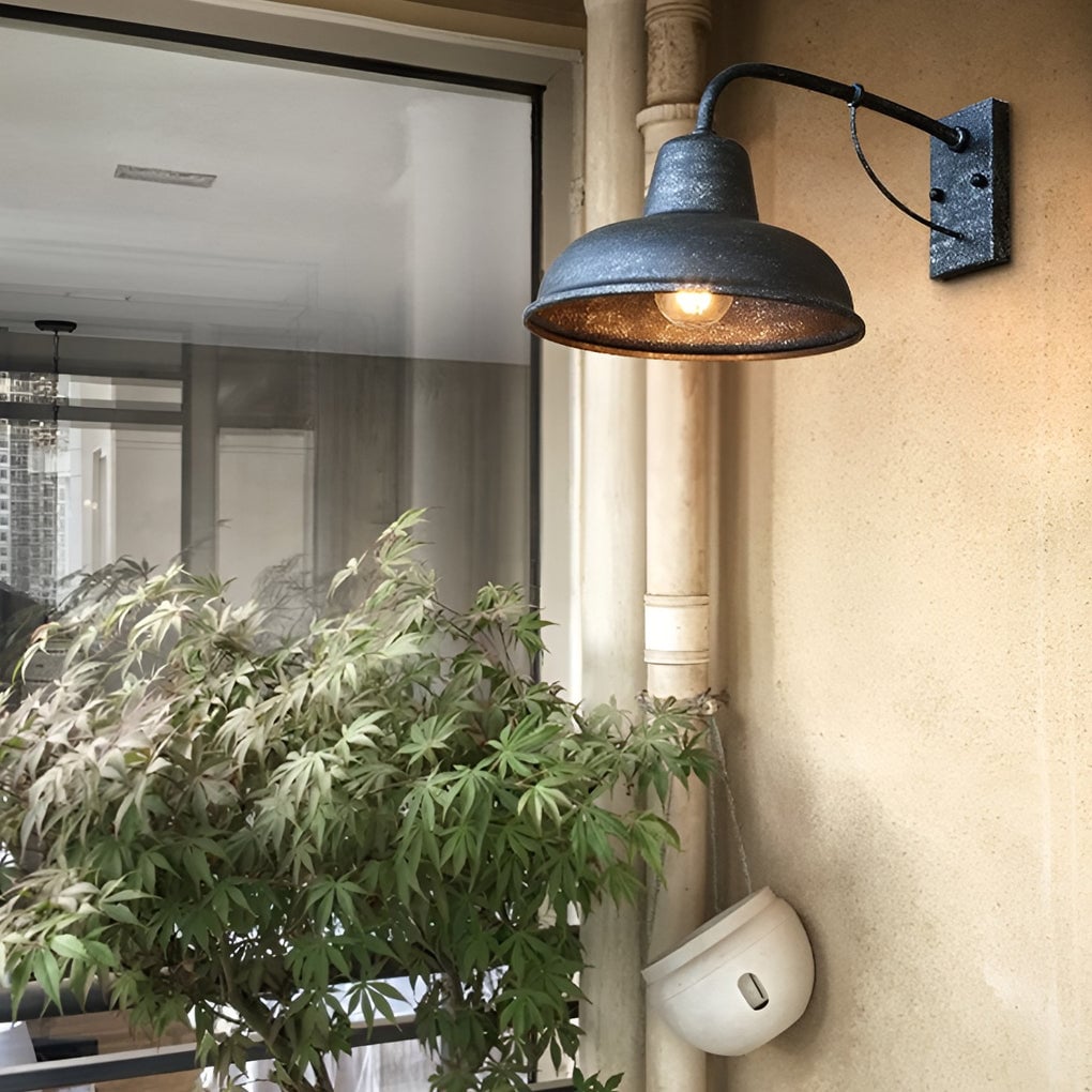 Vintage Trumpet Shaped LED Waterproof Retro Outdoor Wall Lights Wall Lamp - Lumpaz