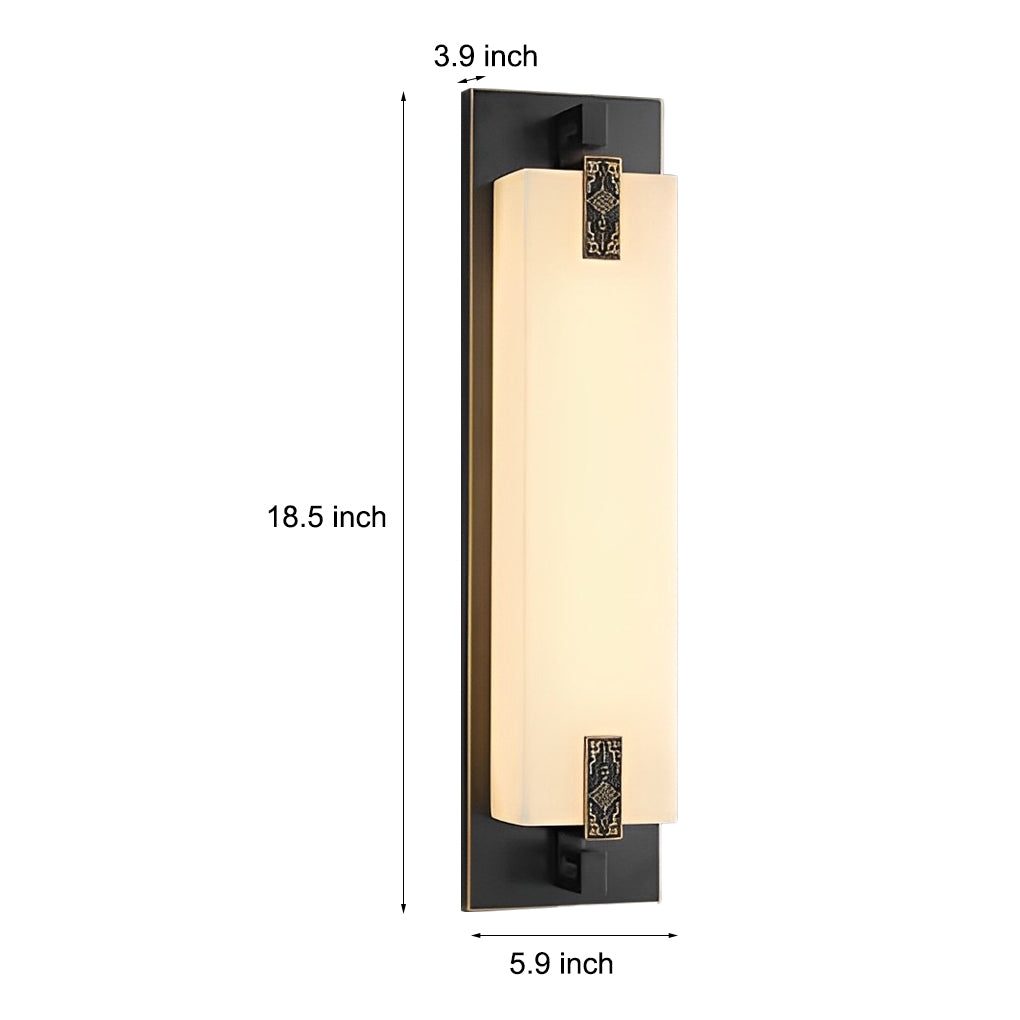 Outdoor Waterproof LED Copper Retro Exterior Wall Lights Sconces Lighting - Lumpaz