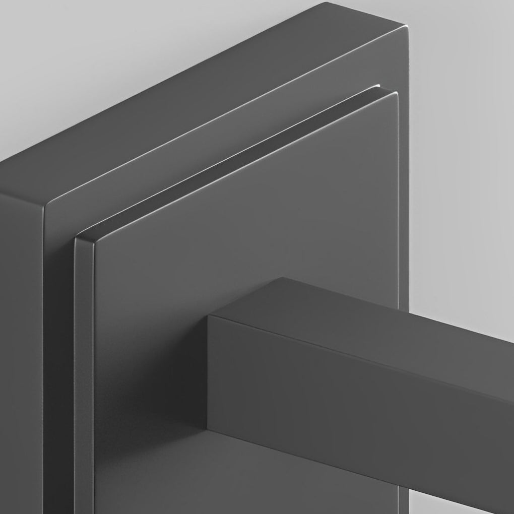 Waterproof Thickened Glass Black Retro Solar Outdoor Wall Lights - Lumpaz