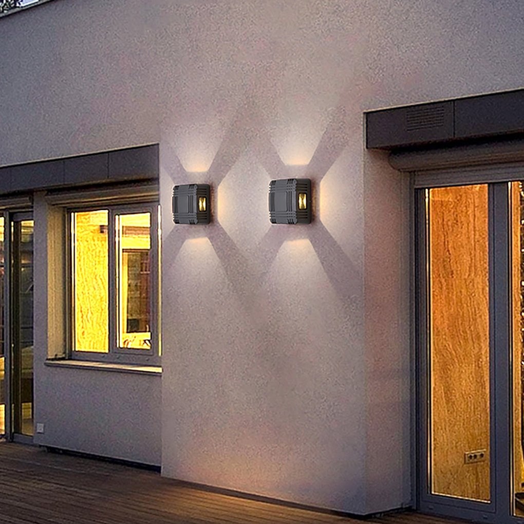 Unique Design Outdoor LED Waterproof Wall Light for Villa Gate Balcony - Lumpaz