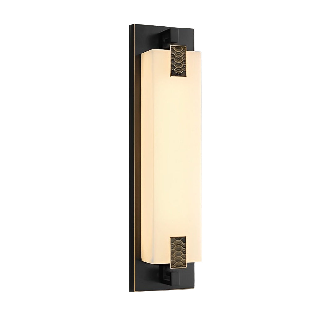 Outdoor Waterproof LED Copper Retro Exterior Wall Lights Sconces Lighting - Lumpaz