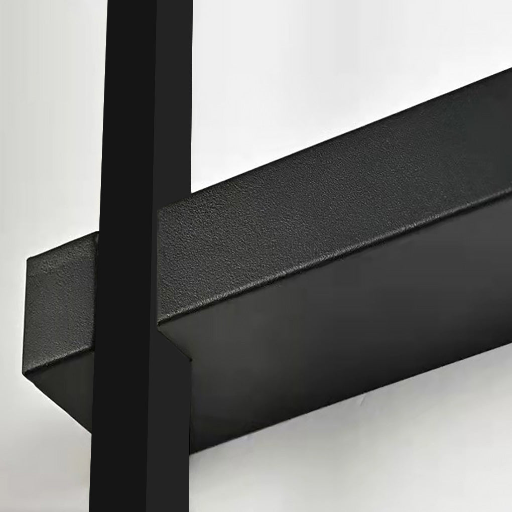 Interlaced Line Strips Waterproof Led Black Modern Outdoor Wall Lights - Lumpaz