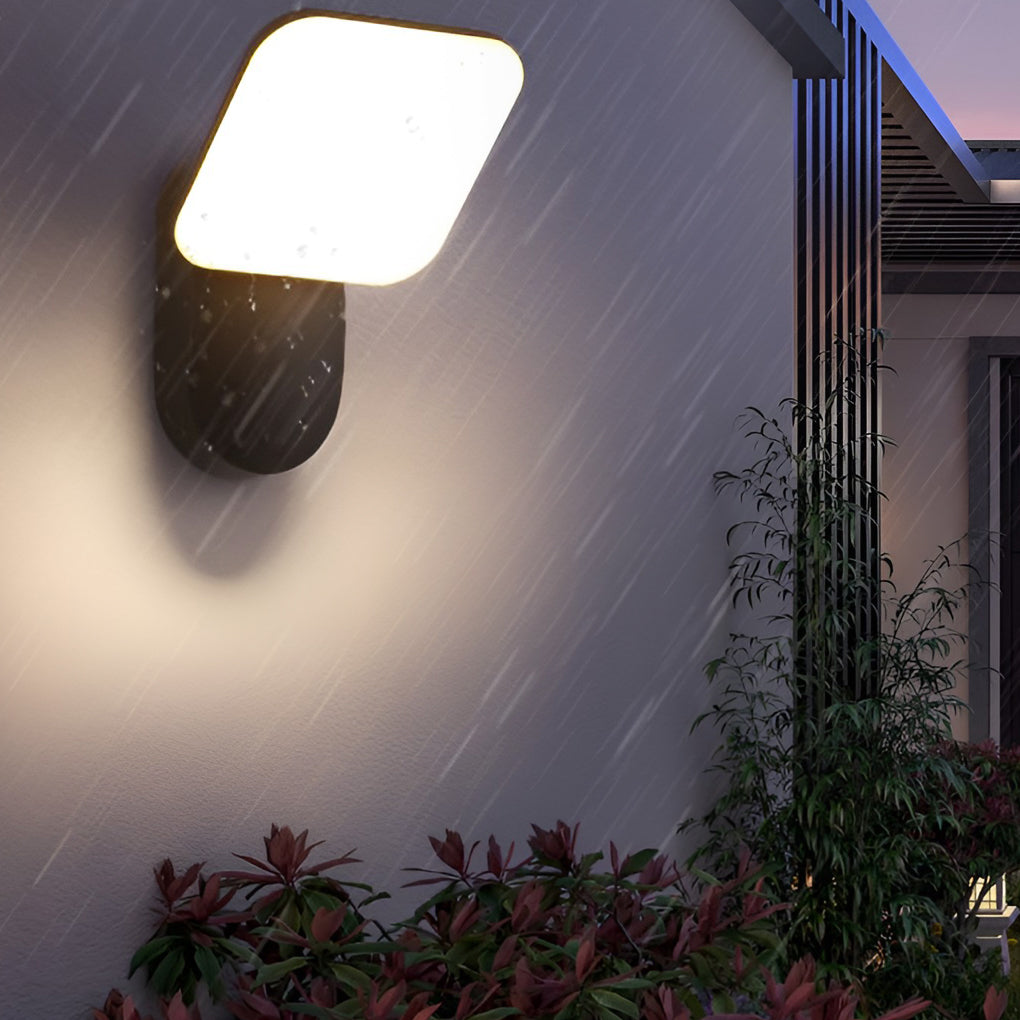 Square LED 12w Waterproof Modern Outdoor Wall Lamp Wall Sconces Lighting - Lumpaz