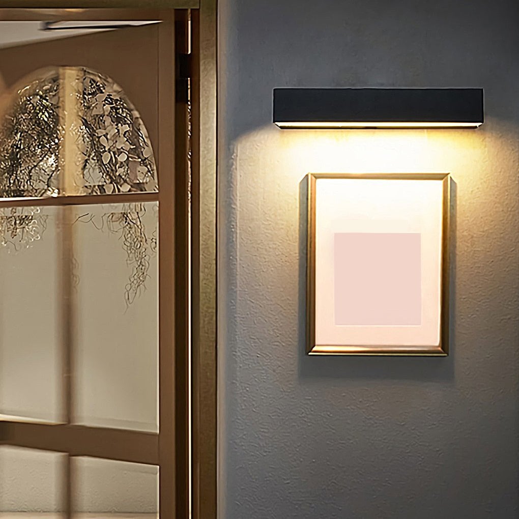 Minimalist Rectangle Outdoor Waterproof Villa Courtyard Garden LED Wall Lamp - Lumpaz
