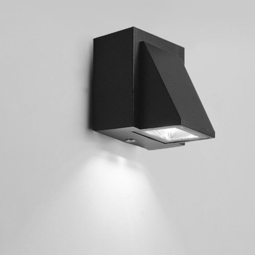 Waterproof LED Up And Down Lighting Black Modern Outdoor Wall Lights - Lumpaz