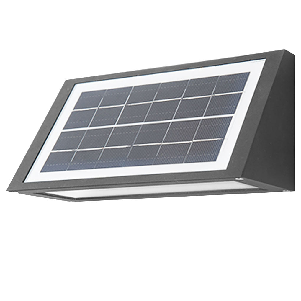 Waterproof Minimalist LED Up Donw Lighting Solar Outdoor Wall Lights - Lumpaz