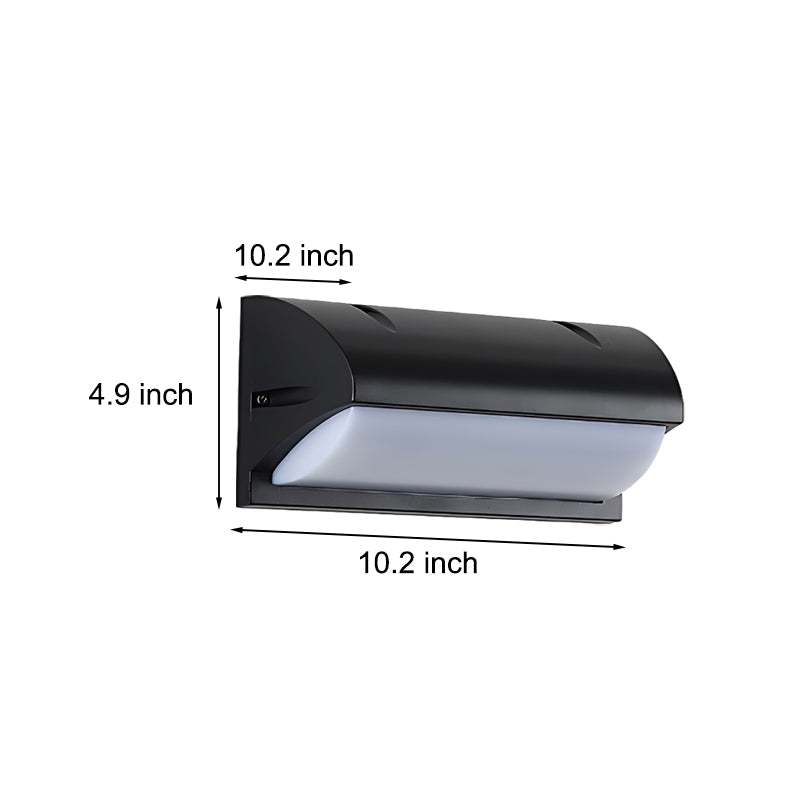 Modern Minimalist LED Waterproof Wall Light for Outdoor Villa Courtyard Balcony - Lumpaz