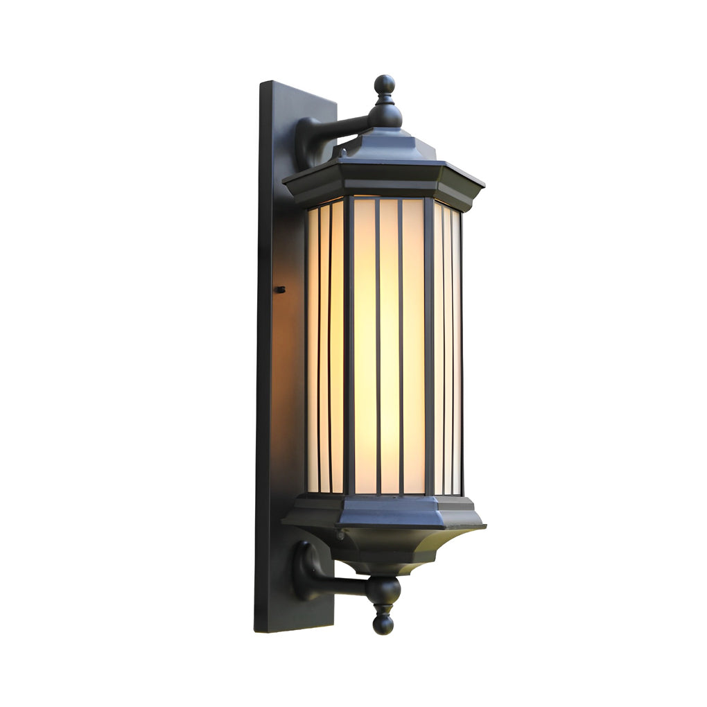 Retro Creative Outdoor Waterproof Black Modern Exterior Wall Lights - Lumpaz