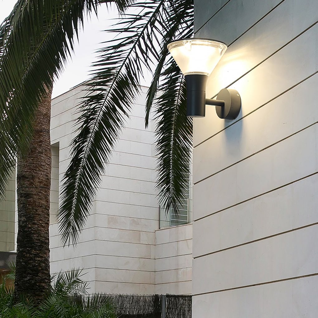 Round LED Waterproof Nordic Sconces Wall Lamp Outdoor Lights Path Lights - Lumpaz