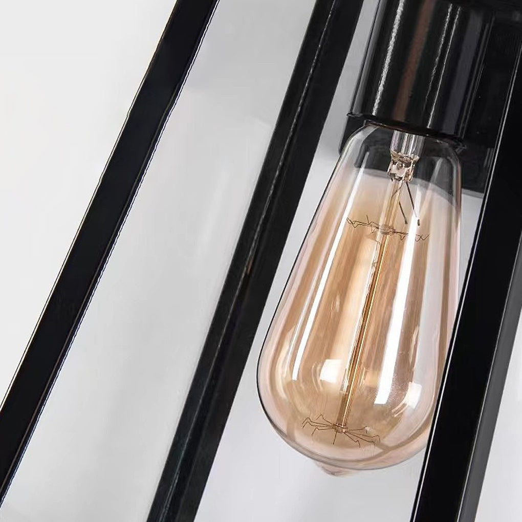 Vintage Industrial Style Glass Sconce Waterproof Outdoor Wall Lights Wall Lamp - Lumpaz
