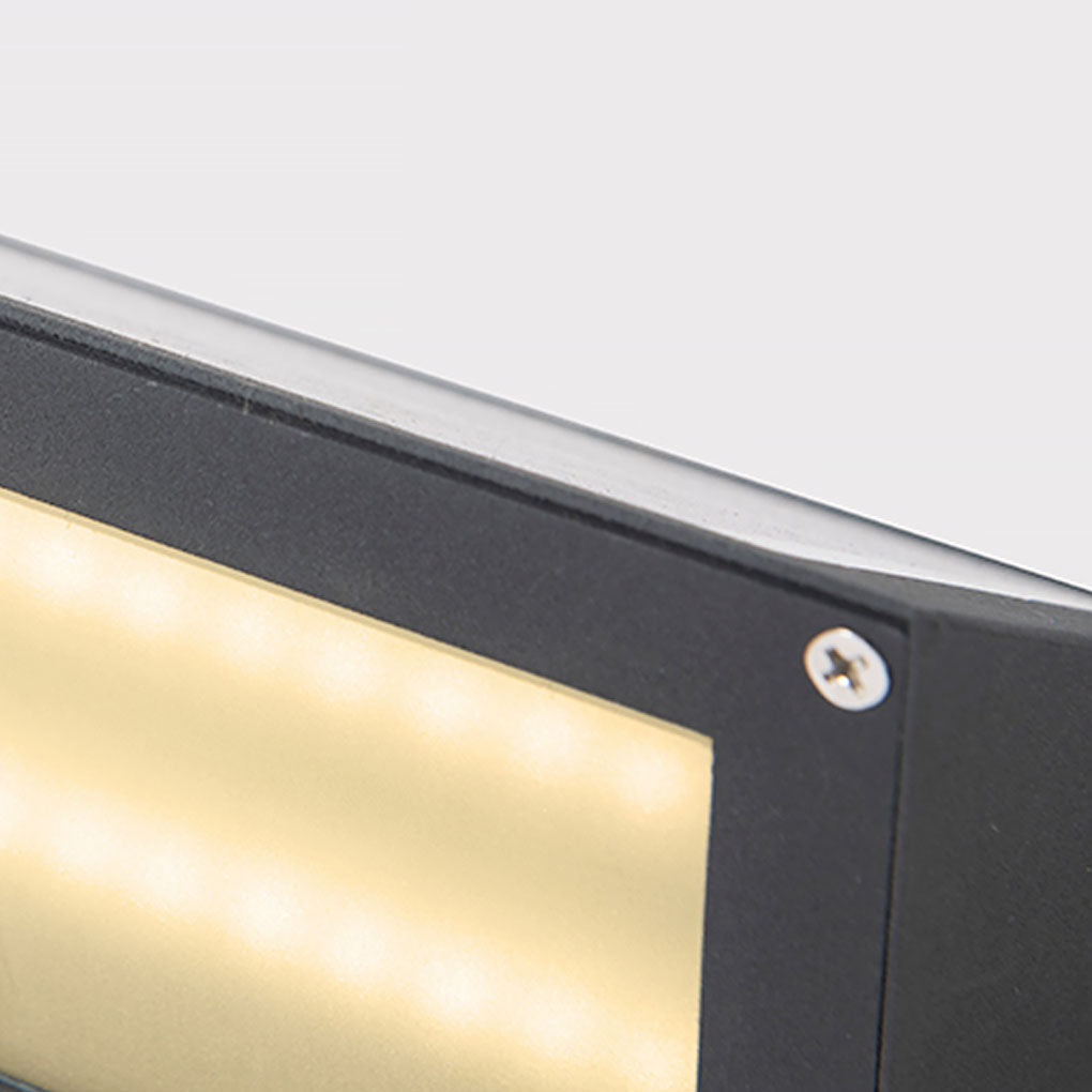 Waterproof Minimalist LED Up Donw Lighting Solar Outdoor Wall Lights - Lumpaz