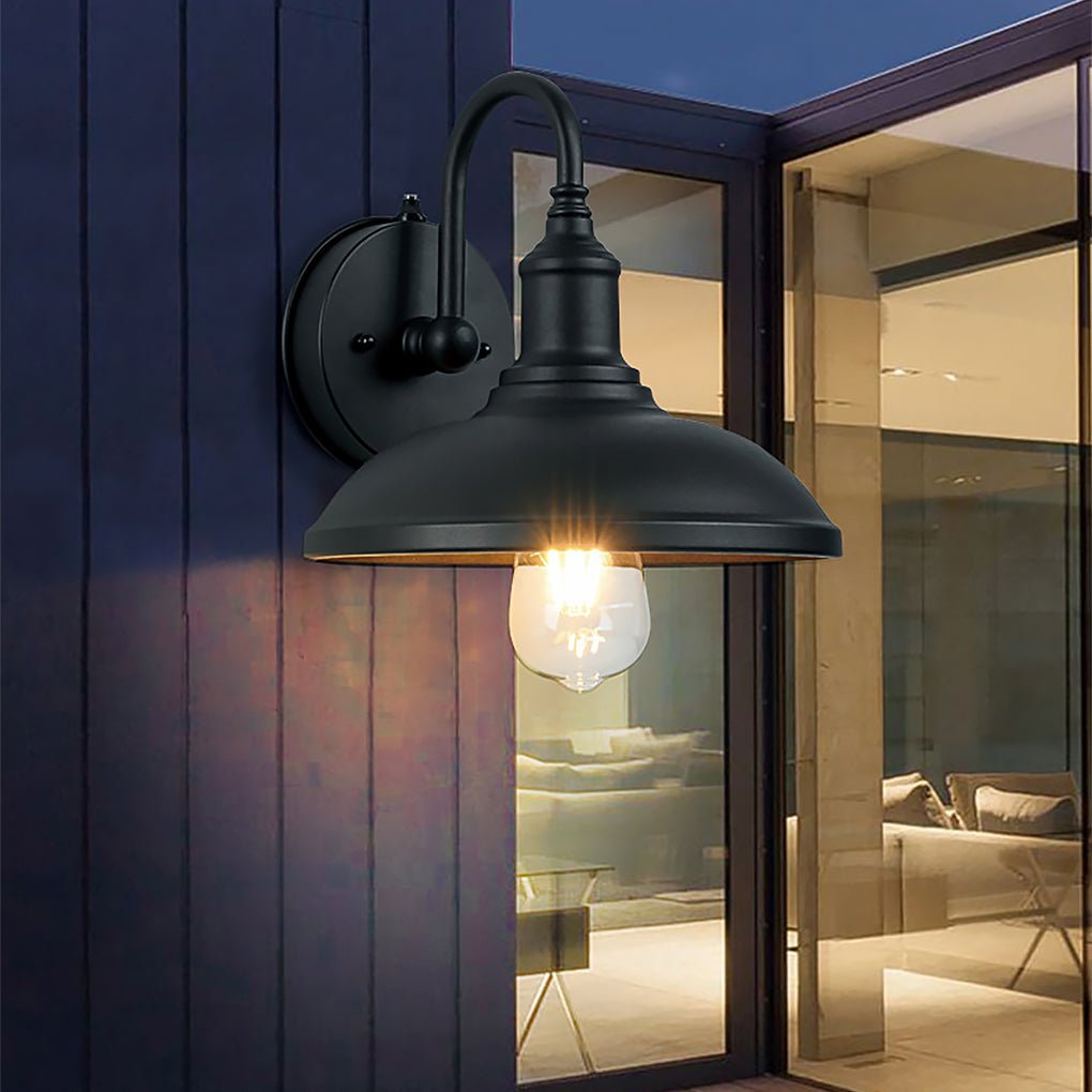Retro Outdoor Waterproof Induction LED Wall Sconces Balcony Stair Garden Light - Lumpaz