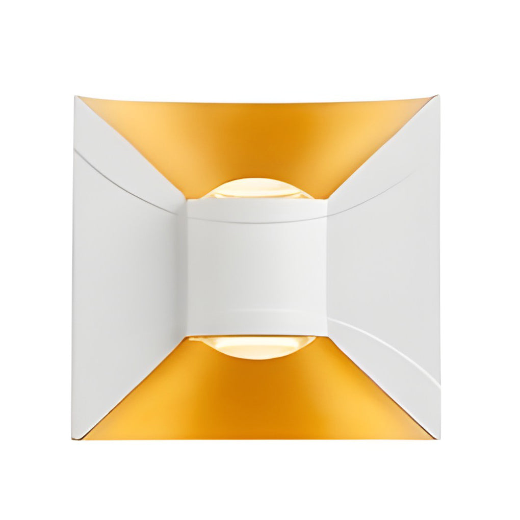 Square Up and Down Lights 6W LED Waterproof Modern Outdoor Sconces - Lumpaz