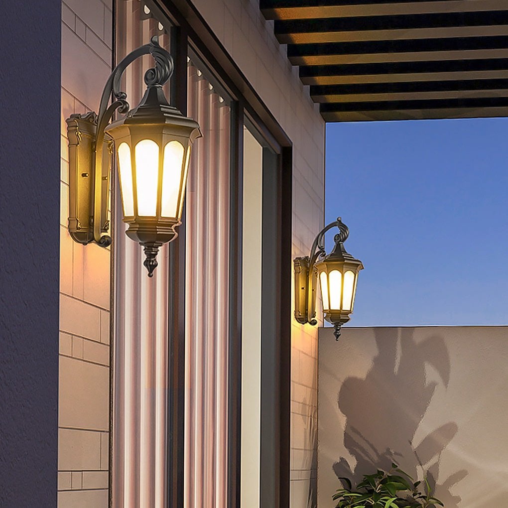 Retro Classic Waterproof Wall Lamp Decorative Lighting For Outdoor Balcony - Lumpaz