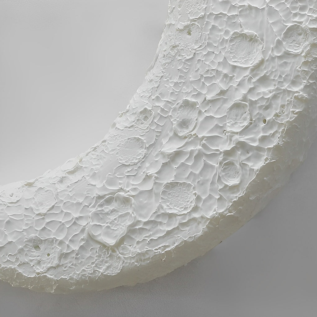 Creative Resin Moon Waterproof LED Modern Outdoor Wall Sconce Lighting - Lumpaz