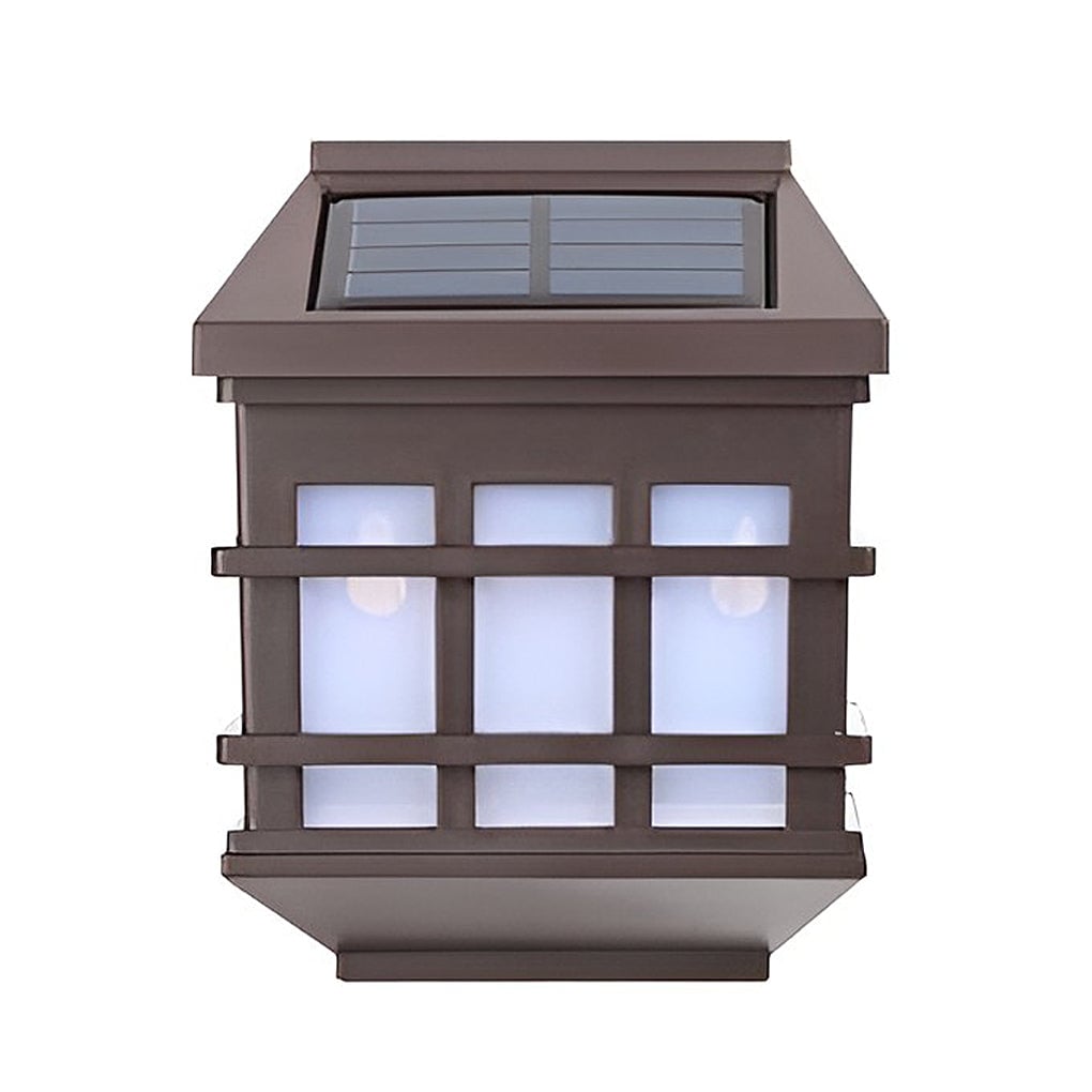 Solar LED Light-controlled Motion Sensor Modern Outdoor Wall Lamp - Lumpaz