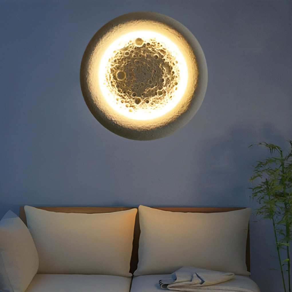 Moon Craters Design LED Waterproof Modern Outdoor Wall Lamp Exterior Lights - Lumpaz