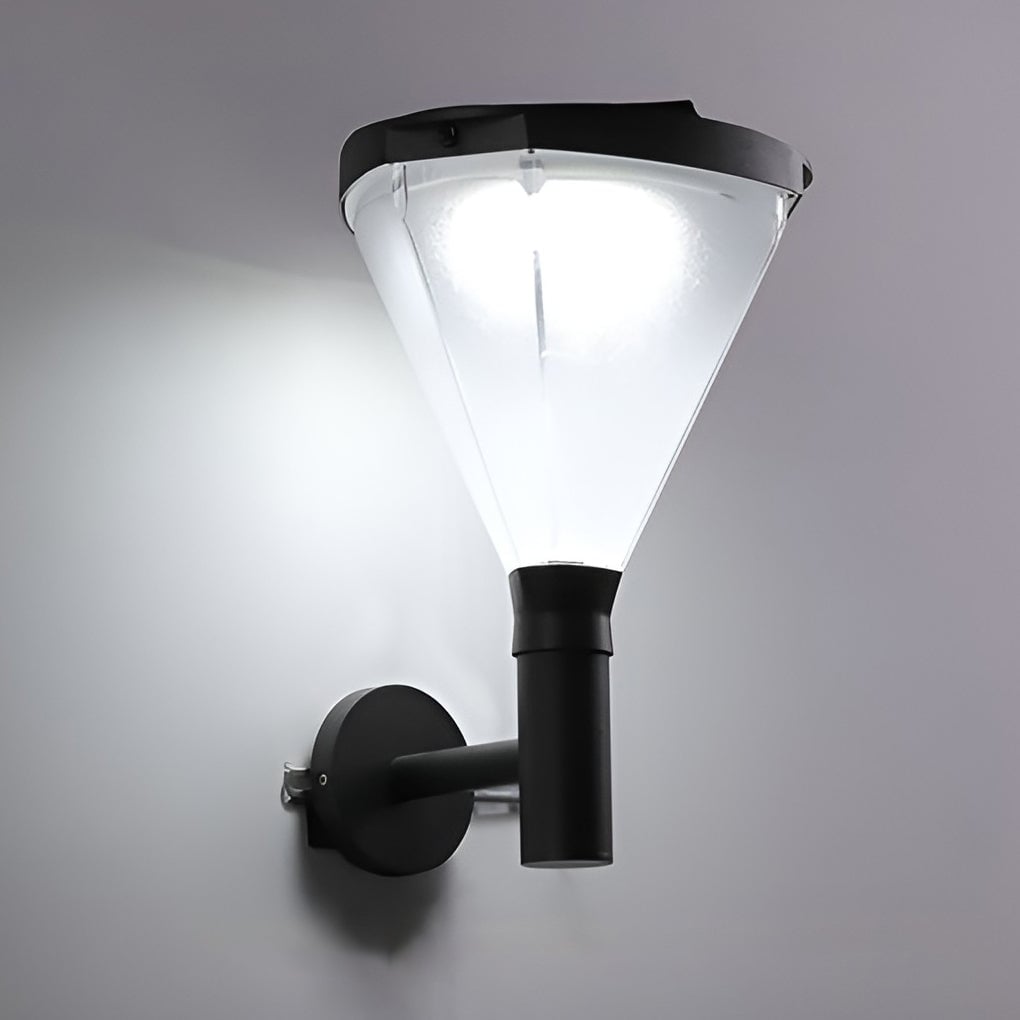 Geometric Waterproof LED Modern Outdoor Plug in Wall Lamp Wall Sconce Lighting - Lumpaz