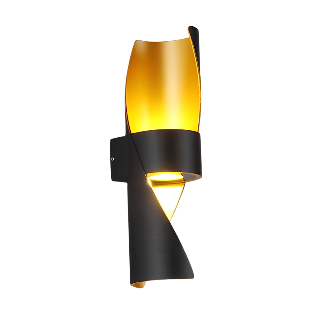 Circular Waterproof Up and Down Lighting COB Modern Outdoor Wall Lights - Lumpaz
