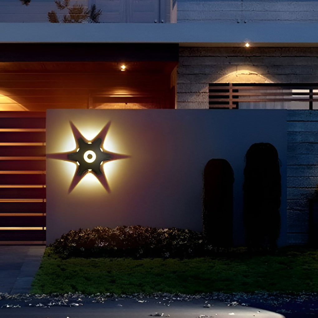 Flower Shaped LED Waterproof Nordic Wall Washer Lights Wall Sconces Lighting - Lumpaz