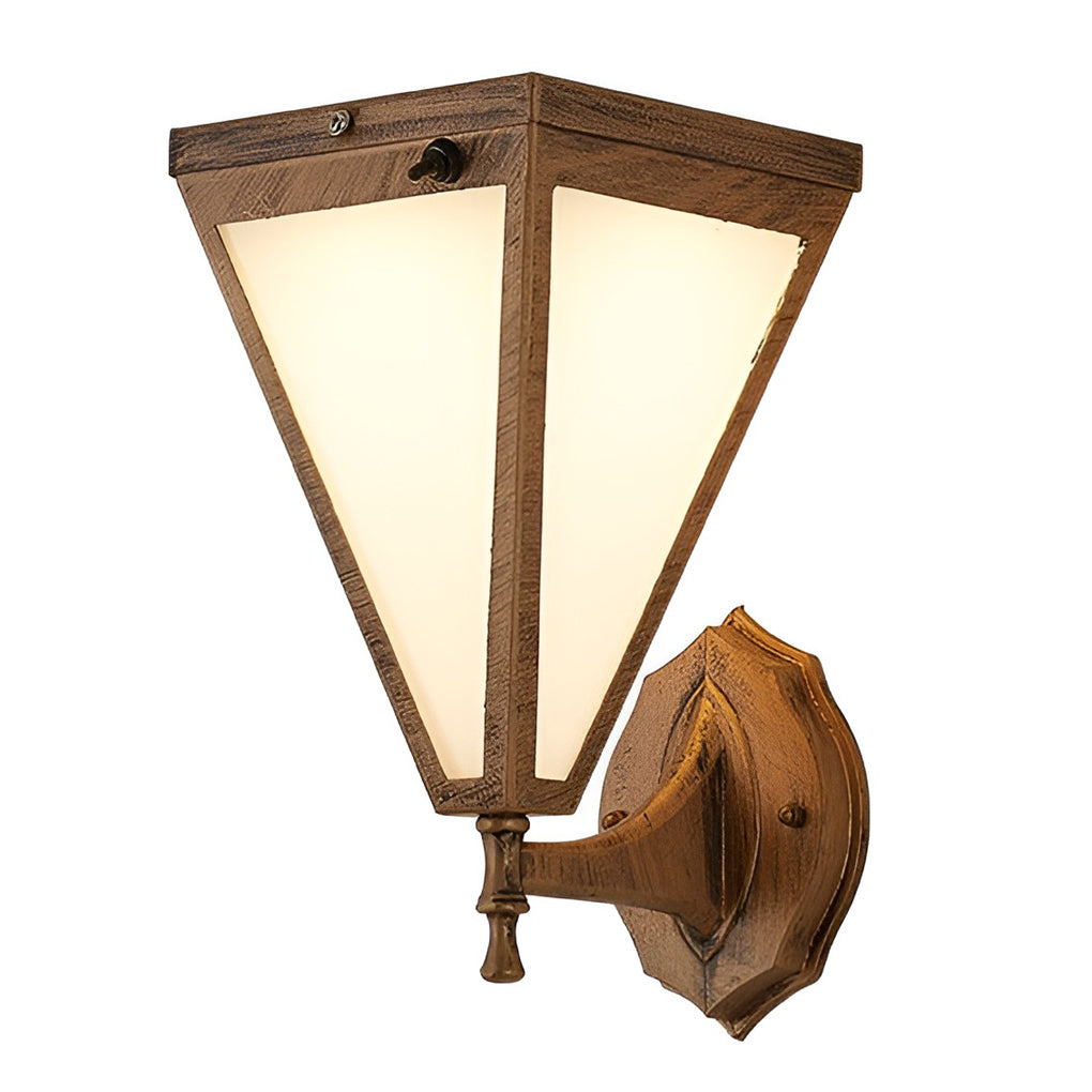 Retro Dimmable LED Waterproof Modern Solar Plug in Wall Sconce Wall Lamp - Lumpaz