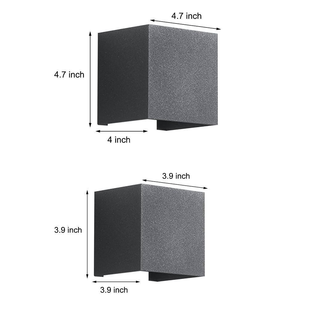 Up down Lighting Waterproof Adjustable Beam Angle Outdoor Wall Lights - Lumpaz