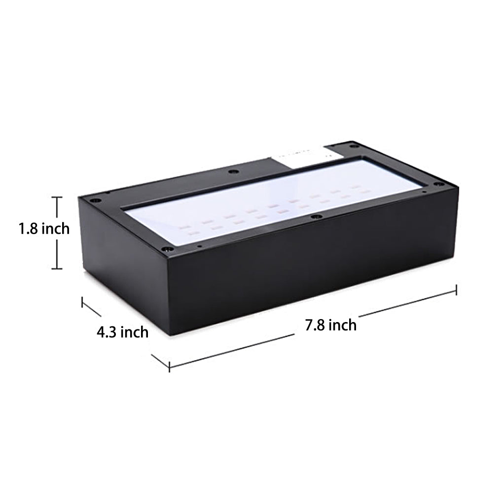 Waterproof LED Up and Down Lights Motion Sensor Modern Solar Wall Lamp - Lumpaz