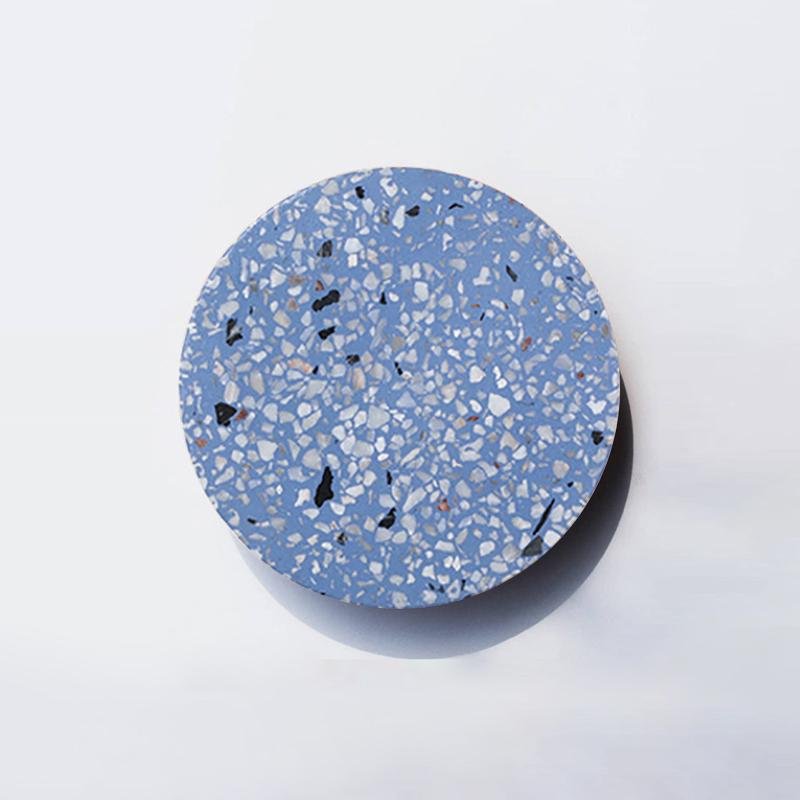 Circular Terrazzo Waterproof Minimalist Outdoor Wall Lights Porch Lights - Lumpaz