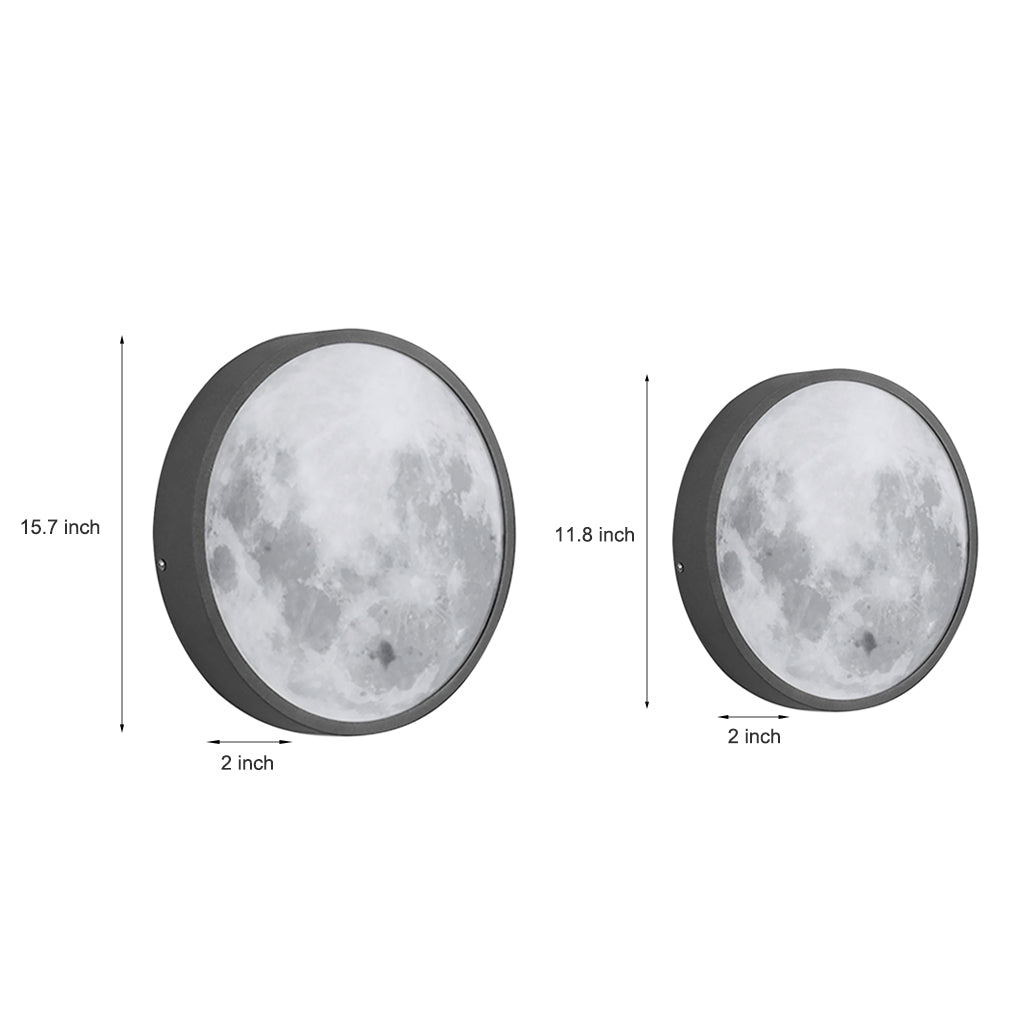 Creative Moon Outdoor Waterproof Garden Light LED Exterior Wall Light - Lumpaz