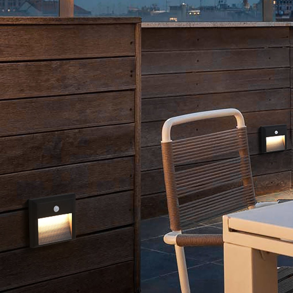 Embedded Motion Sensor Design LED Step Light for Courtyard Terrace Garden - Lumpaz