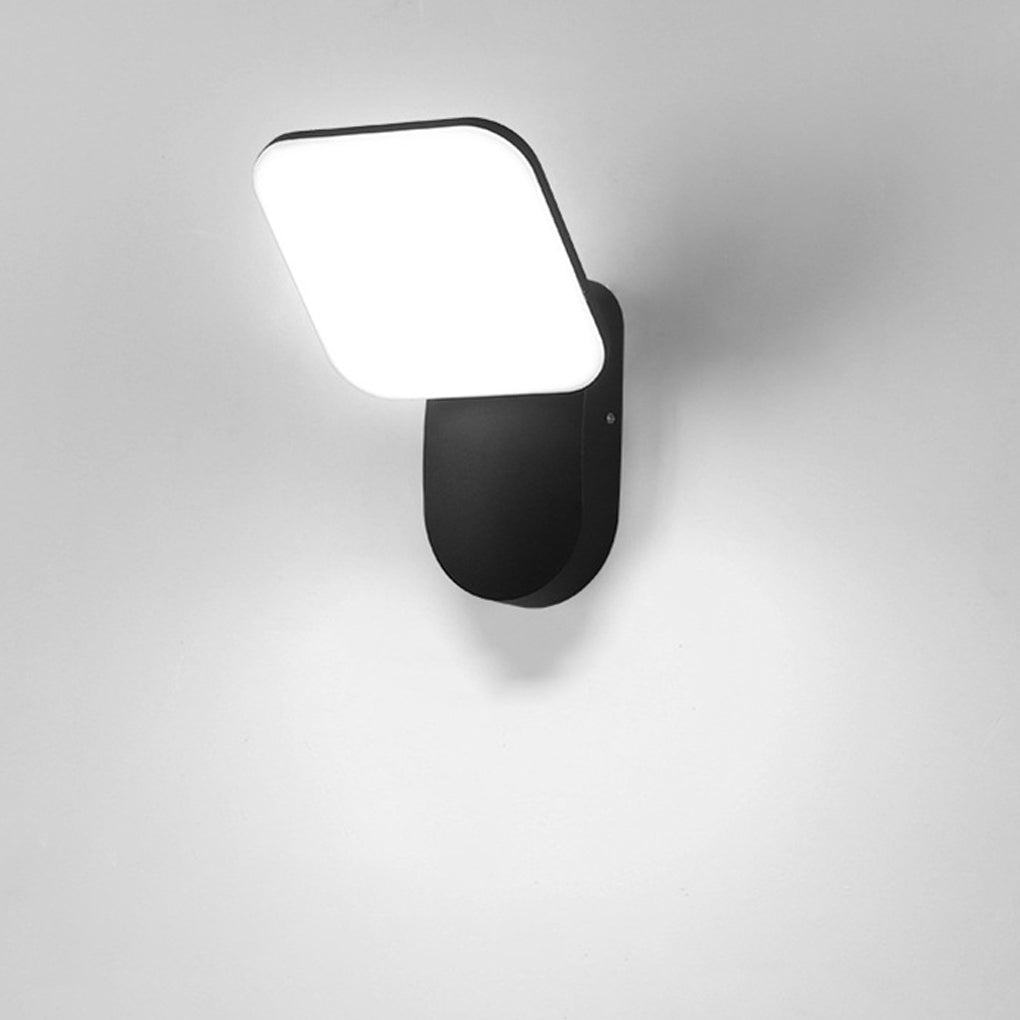 Square LED 12w Waterproof Modern Outdoor Wall Lamp Wall Sconces Lighting - Lumpaz