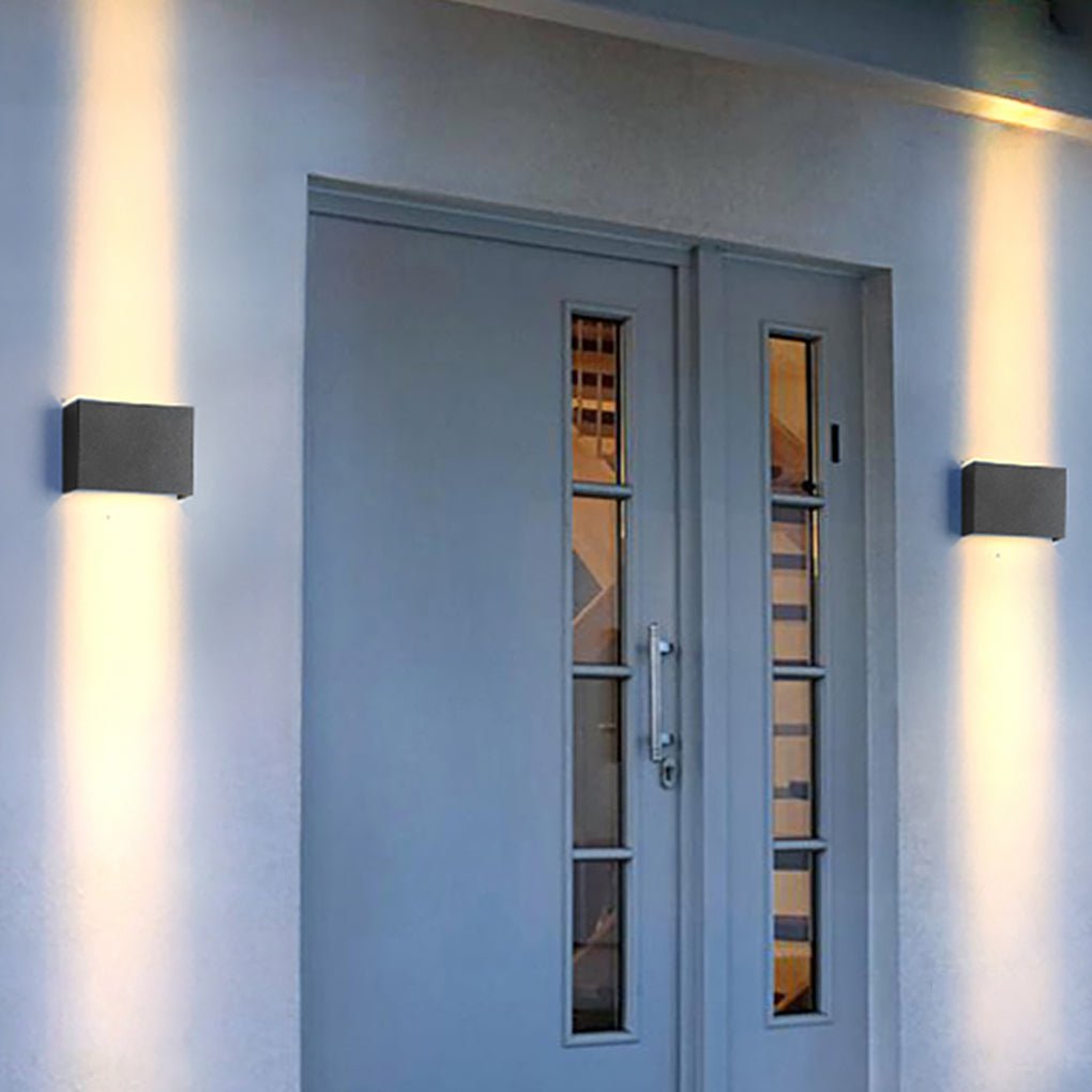 Rectangular Waterproof Up Down Lighting Led Modern Wall Washer Lights - Lumpaz