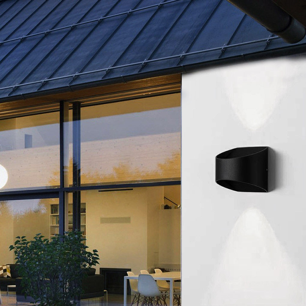 Unique Up and Down Lighting LED Waterproof Modern Exterior Wall Lights - Lumpaz