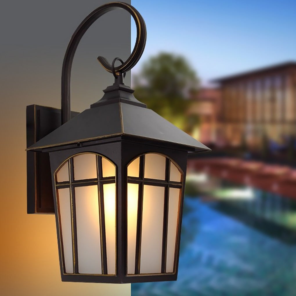 Retro Waterproof Iron Glass Modern Outdoor Wall Lights Wall Sconces Lighting - Lumpaz