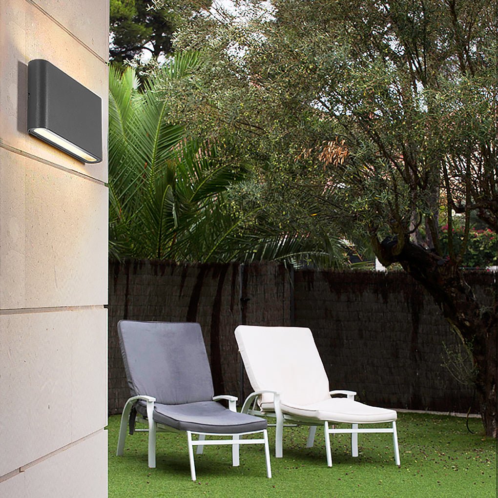 Minimalist Outdoor Waterproof LED Exterior Wall Light for Garden Balcony - Lumpaz