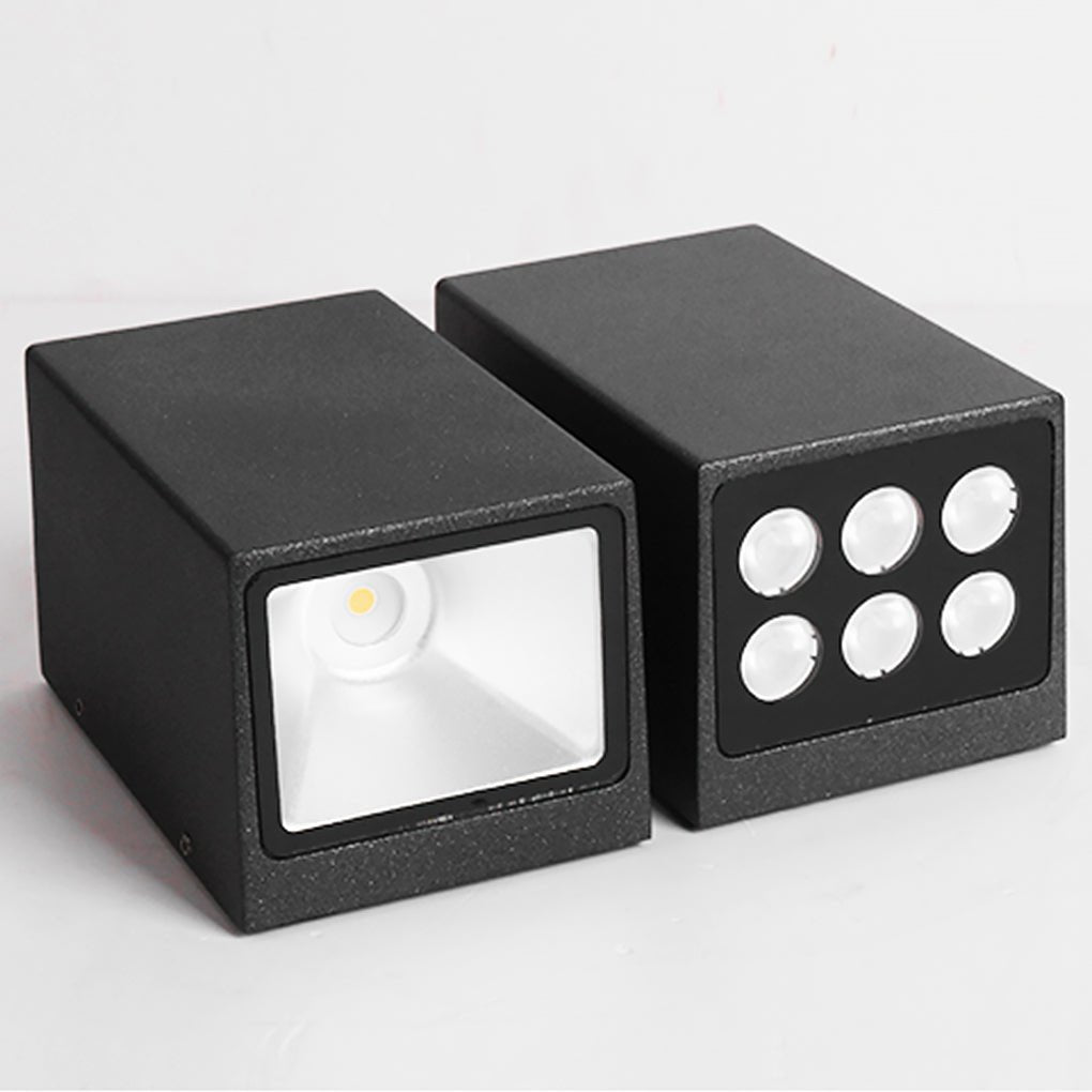 Two Light Effect Optional Waterproof LED Wall Light for Outdoor Villa Courtyard - Lumpaz