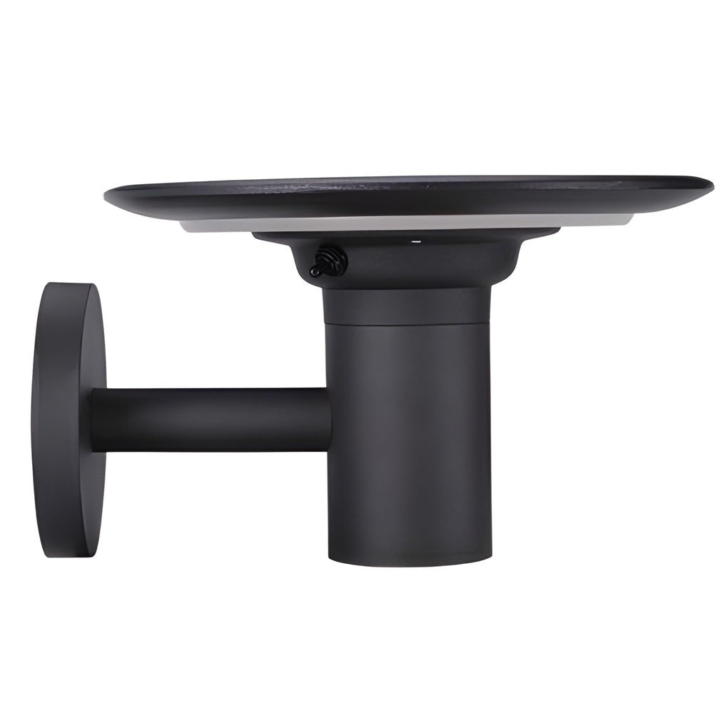 Round UFO-shaped LED Waterproof Solar Modern Outdoor Sconces Wall Lamp - Lumpaz