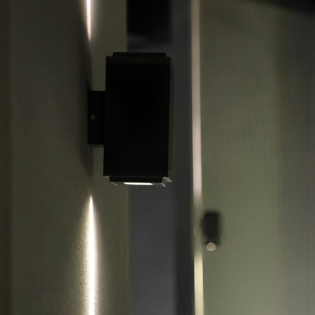 Up Down Lighting LED Outdoor Waterproof Black Modern Wall Washer Light - Lumpaz