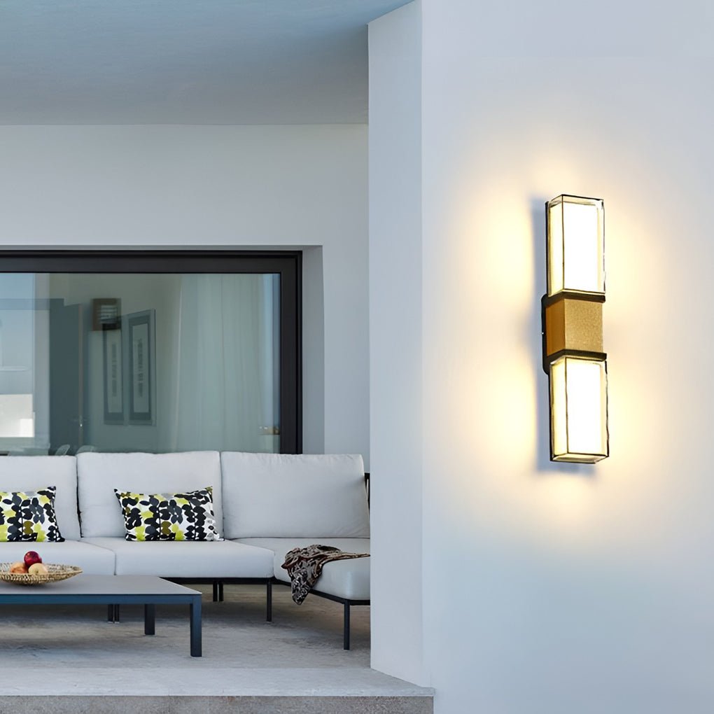 Creative Up and Down Lights Waterproof LED Wall Sconces Outdoor Wall Lights - Lumpaz